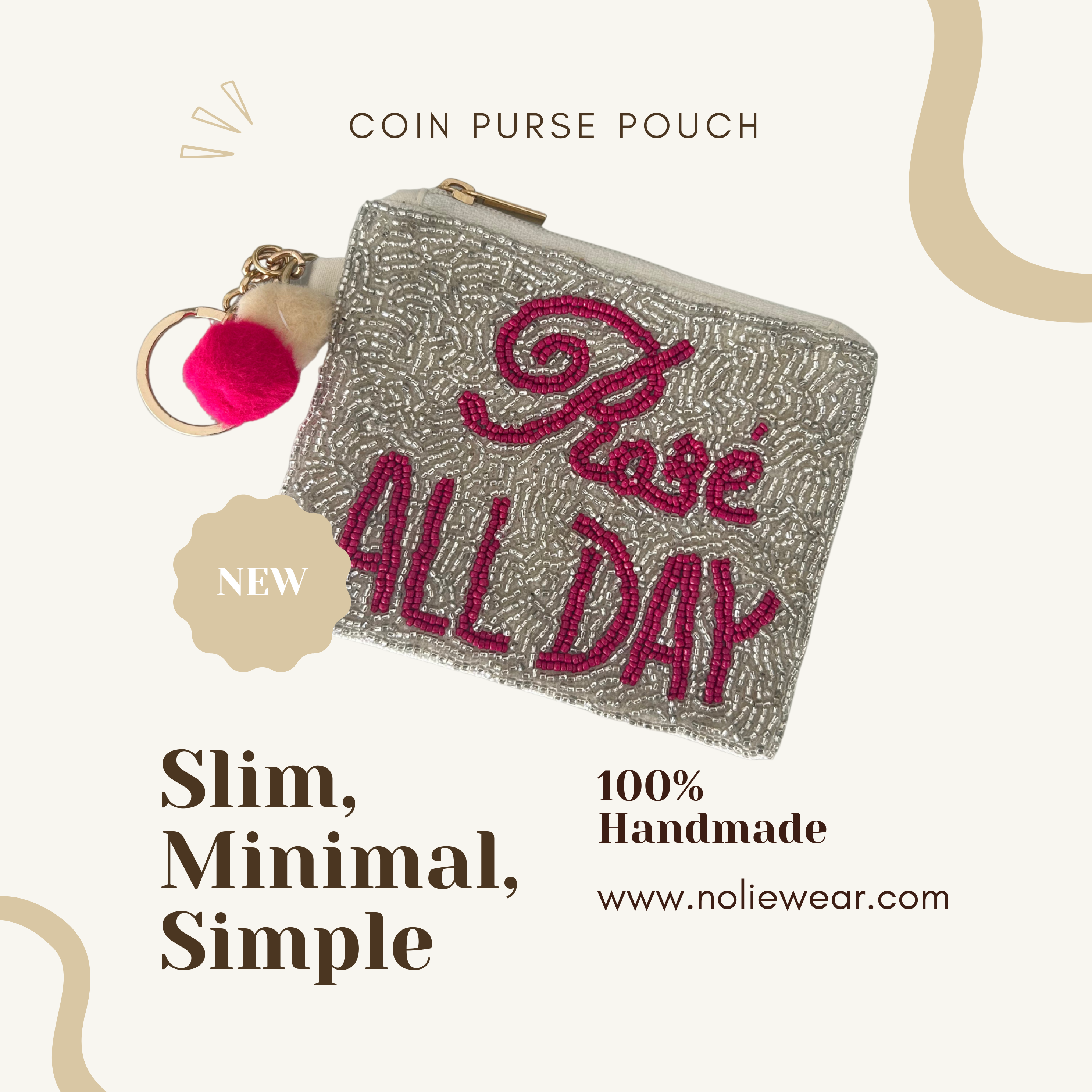 MONEDERO "ROSE ALL DAY"