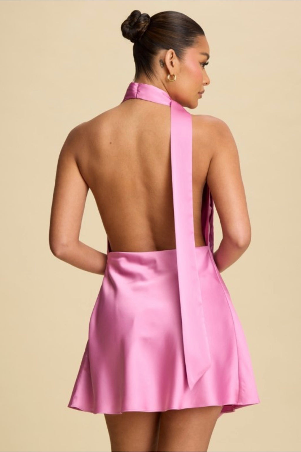 Satin Mini Dress “Galentine"