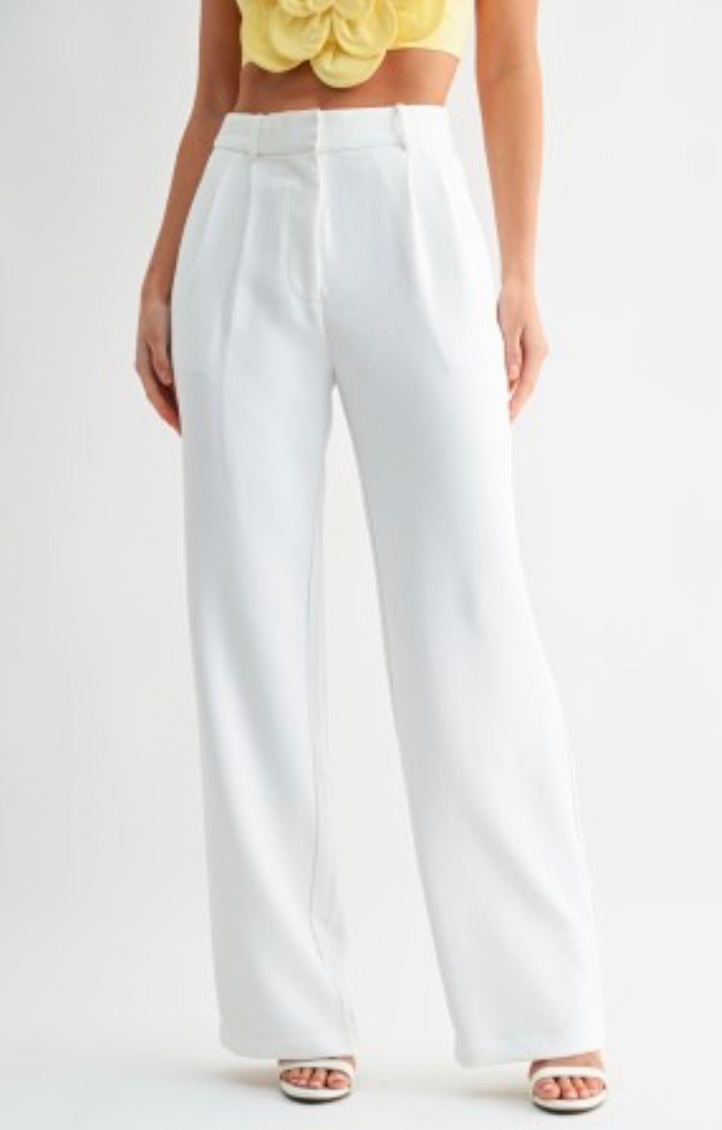 Wide Leg Pants “Pure Love”